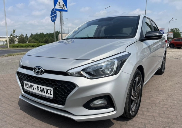 Hyundai i20 cena 46500 przebieg: 56000, rok produkcji 2019 z Piotrków Trybunalski małe 254